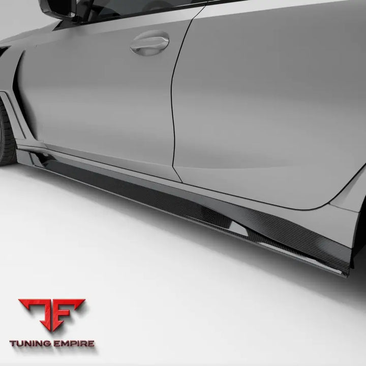BMW M3 G80 CARBON FIBER SIDE SKIRTS