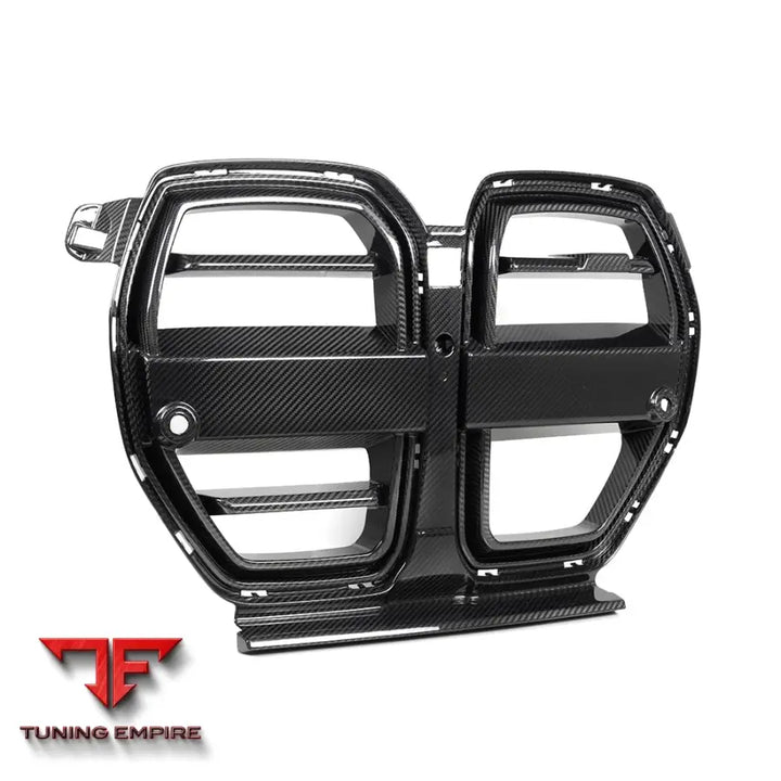 BMW M3 G80 M4 G82 FRONT GRILLE W/ACC IN PREPREG CARBON FIBRE (V2) - Carbon Fibre Parts