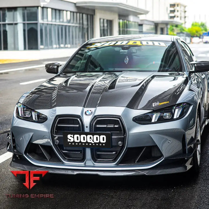 BMW M3 G80 M4 G82 VENTED HOOD IN PREPREG CARBON FIBRE - Carbon Fibre Parts