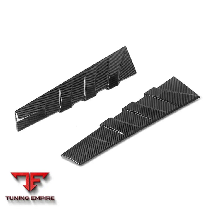 BMW M3 G81 REAR WINDOW FINS IN PREPREG CARBON FIBRE - Carbon Fibre Parts