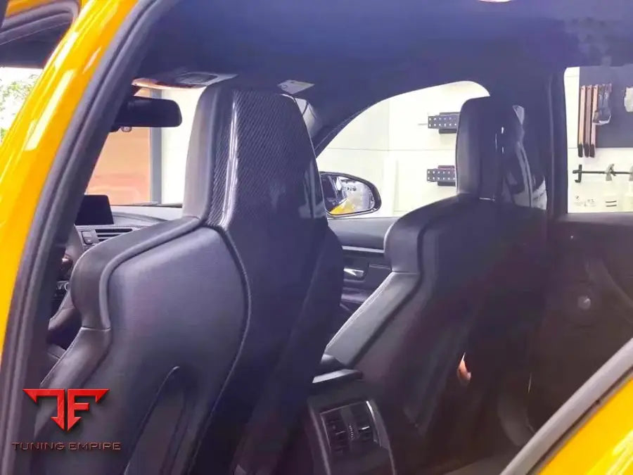 BMW M3 M4 F80 F82 F8X S55 CARBON SEATBACK COVER
