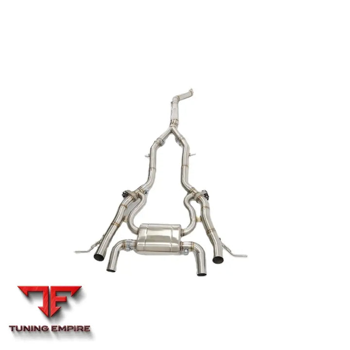 BMW M3 M4 G80 G82 STAINLESS STEEL CATBACK RAZOR EXHAUST WITH MUFFLER VALVE