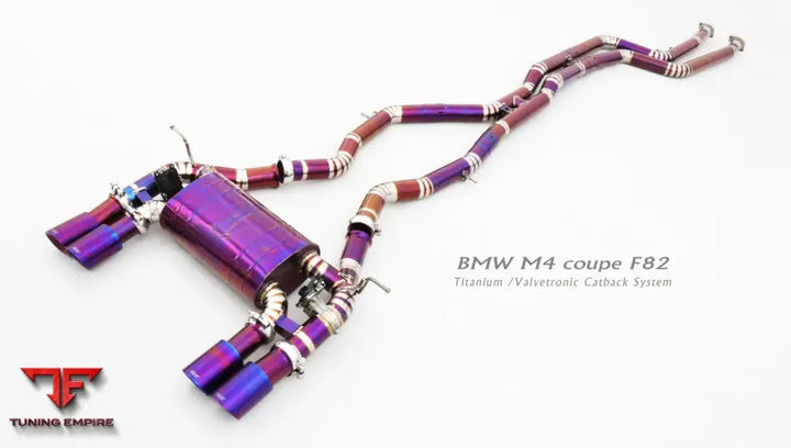Bmw M4 F82 Titanium Valvetronic Exhaust System