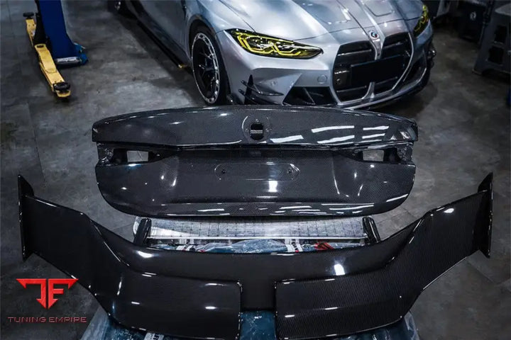 Bmw M4 G82 & 4 Series G22 Bkssii Style Carbon Fiber Trunk Spoiler Bsd