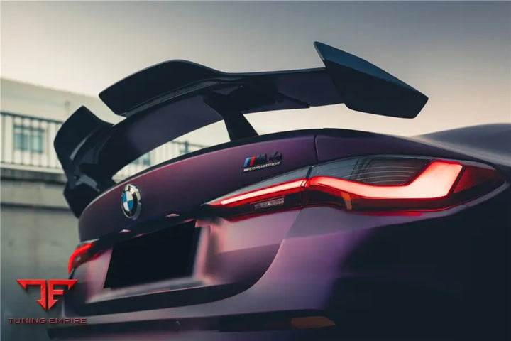 Bmw M4 G82 & 4 Series G22 Bkssii Style Carbon Fiber Trunk Spoiler Bsd