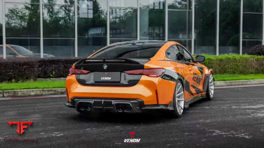BMW M4 G82 & 4 SERIES G22 M440I 2020-ON COUPE VENOM SPORT SERIES REAR LIP DUCKTAIL SPOILER - Rear Wing & Spoiler