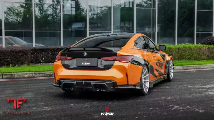 BMW M4 G82 & 4 SERIES G22 M440I 2020-ON COUPE VENOM SPORT SERIES REAR LIP DUCKTAIL SPOILER - Rear Wing & Spoiler