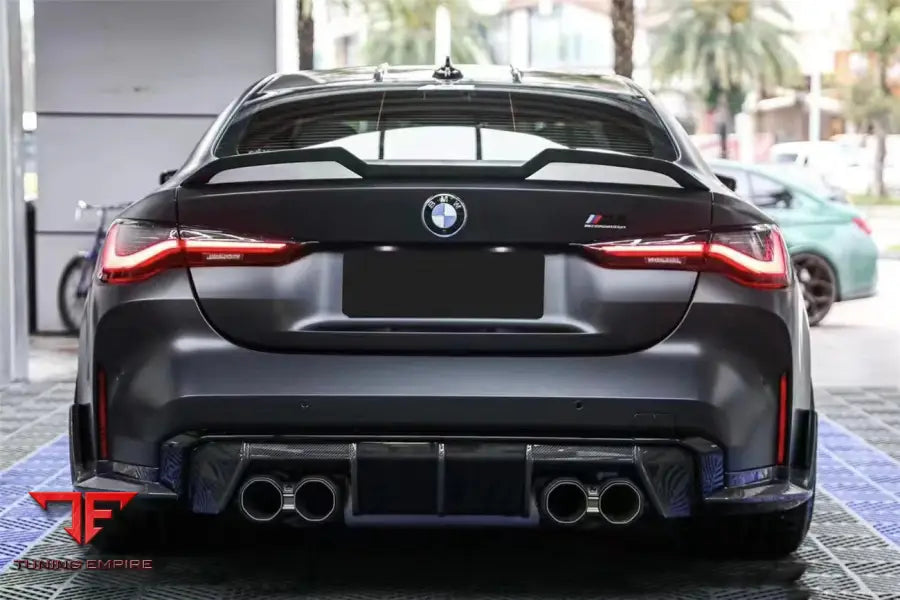 Bmw M4 G82 & 4 Series G22 Vrs Style Carbon Fiber Trunk Spoiler Wing Bsd