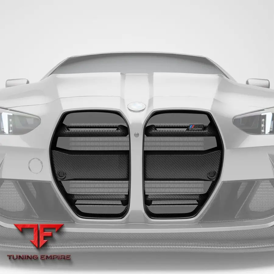 BMW M4 G82 CARBON FIBER AERO FRONT GRILL (WITHOUT ACC)