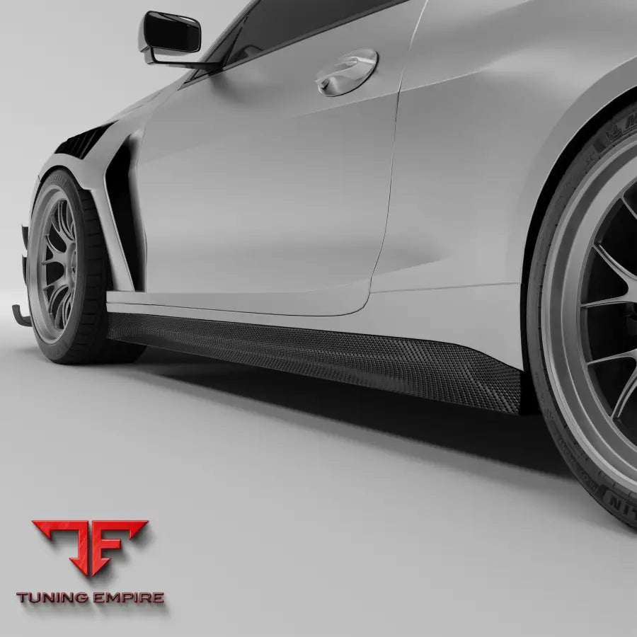 BMW M4 G82 CARBON FIBER RACE SIDE SKIRTS