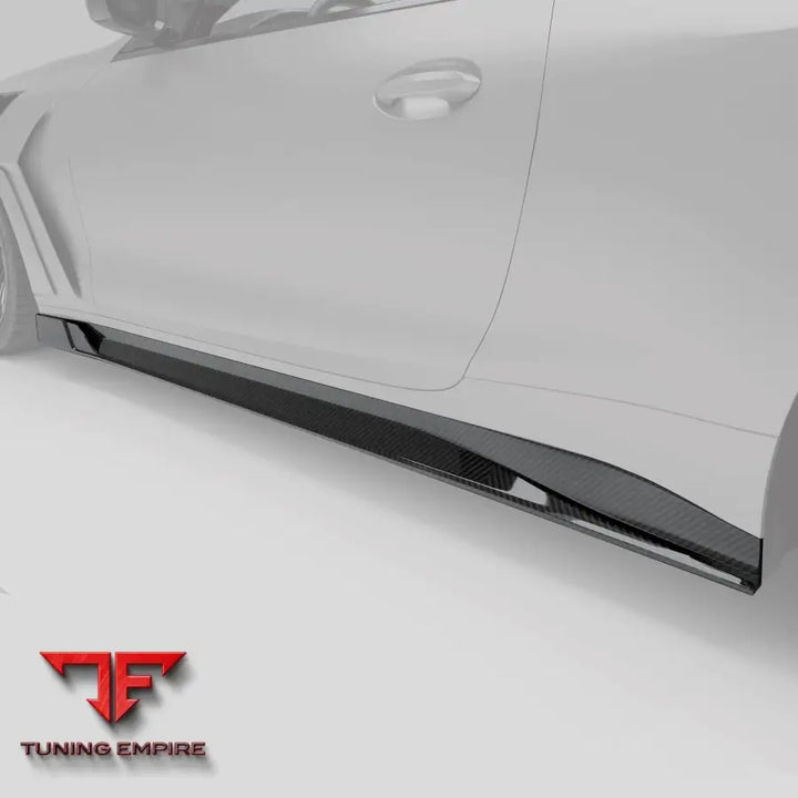 BMW M4 G82 CARBON FIBER SIDE SKIRTS