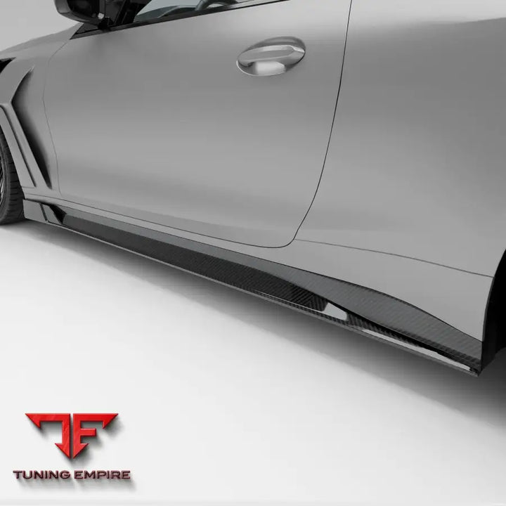 BMW M4 G82 CARBON FIBER SIDE SKIRTS