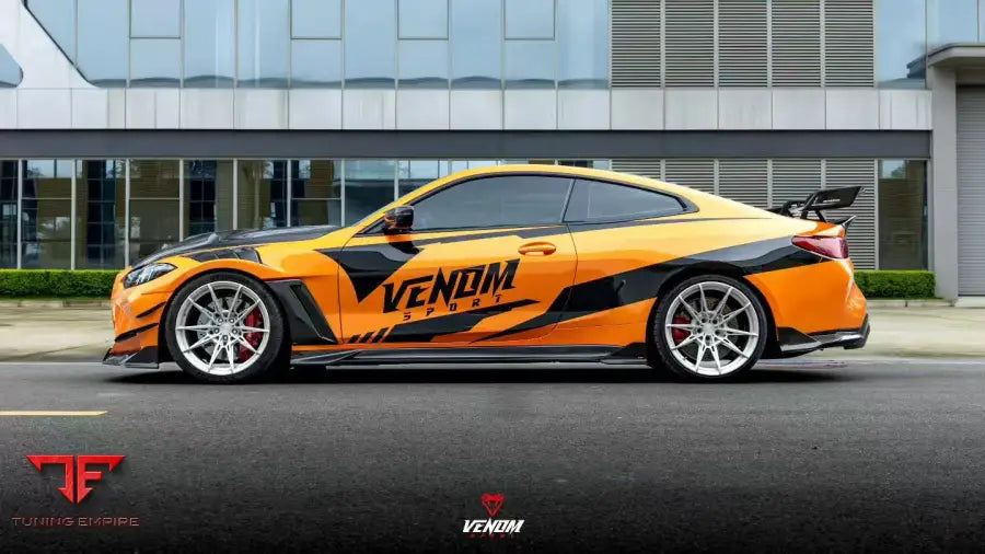BMW M4 G82 G83 DRY PRE-PREG CARBON VENOM SPORT SERIES SIDE SKIRTS - Side Skirts