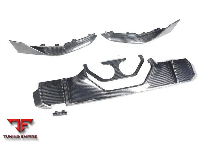 Bmw M4 G82 & G83 Mp Style Carbon Fiber Middle Rear Lip With Caps Bsd