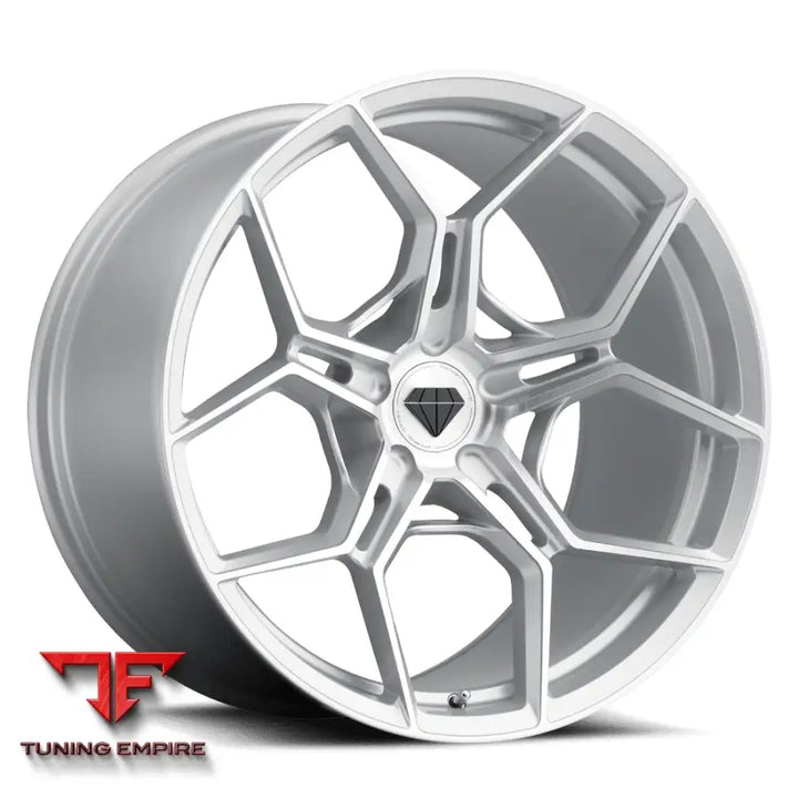 BMW M440i BLAQUE DIAMOND BD-F25 BRUSHED SILVER WHEELS