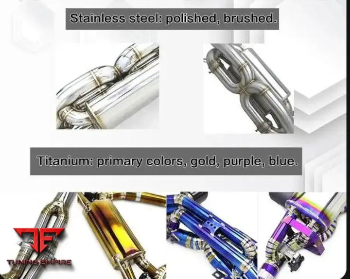 BMW M5 E60 5.0 CATBACK TITANIUM EXHAUST SYSTEM 2003-2010