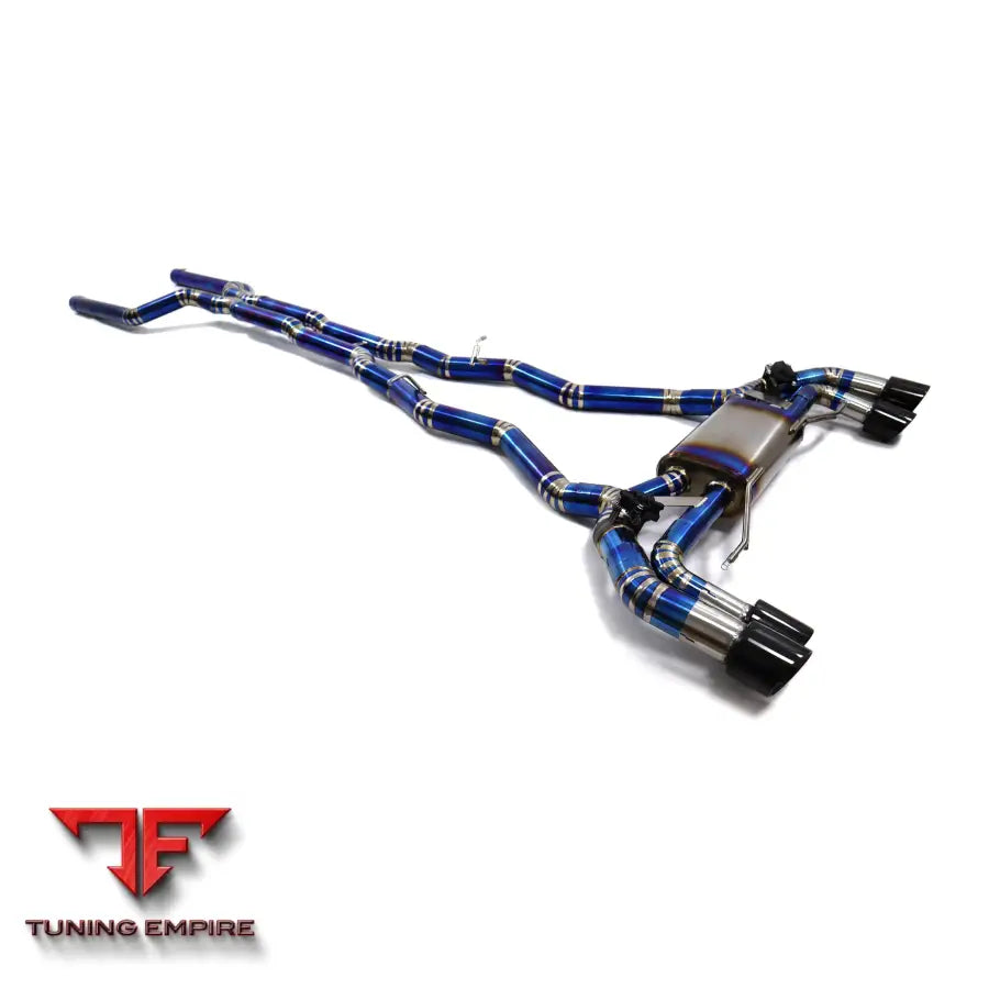 BMW M5 F90 4.4T TITANIUM CATBACK RAZOR EXHAUST WITH MUFFLER VALVE