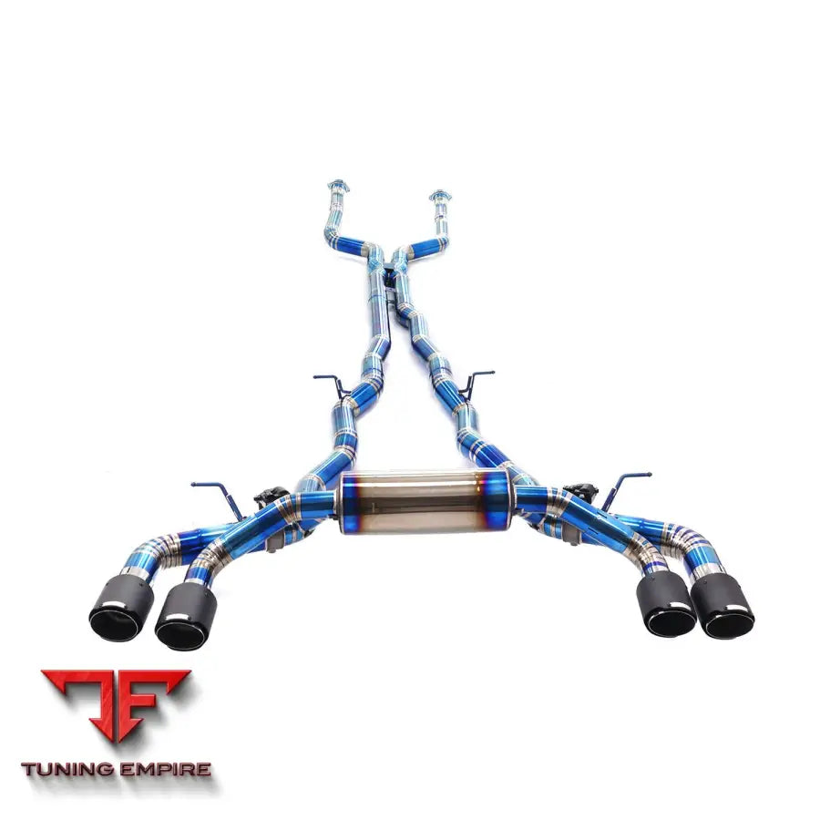 BMW M5 G90 G99 TITANIUM CATBACK RAZOR EXHAUST WITH MUFFLER VALVE