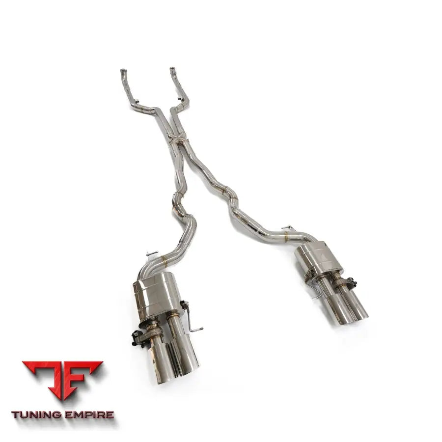BMW M5 M6 F10 F06 F12 F13 4.4T STAINLESS STEEL CATBACK RAZOR EXHAUST MUFFLER WITHOUT VALVE