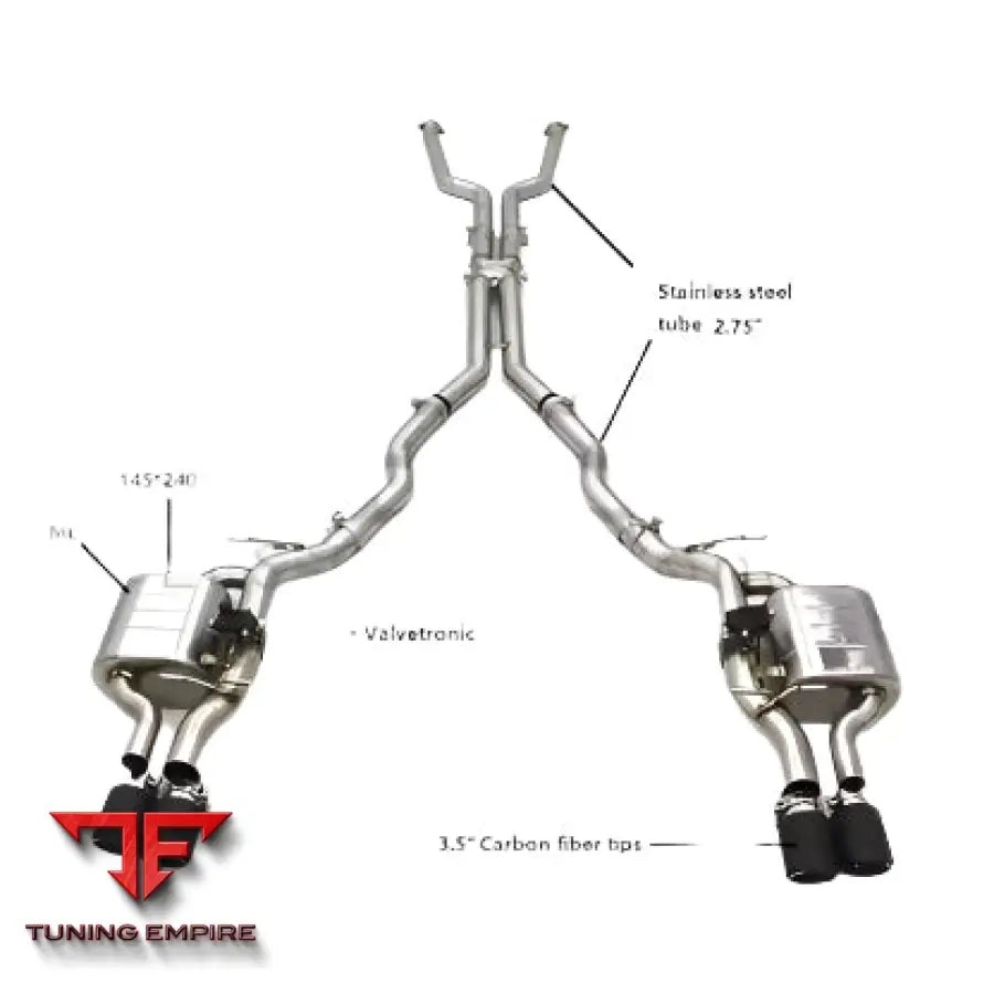 BMW M6 E63 5.0L CATBACK VALVETRONIC EXHAUST SYSTEM 2006-2010