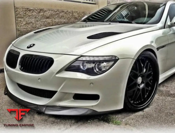 BMW M6 E63/E64 CARBON FIBER FRONT BUMPER LIP 2006-2010Y