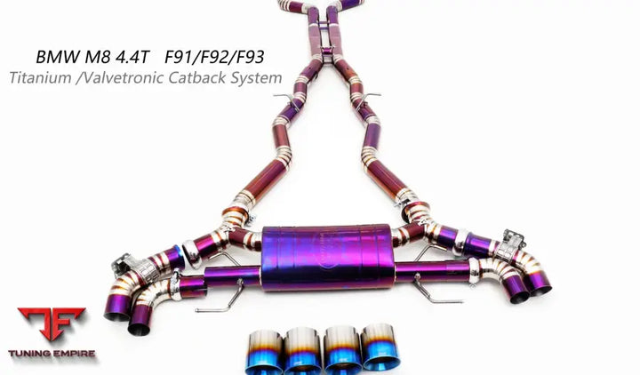 Bmw M8 4.4T Titanium Valvetronic Exhaust System