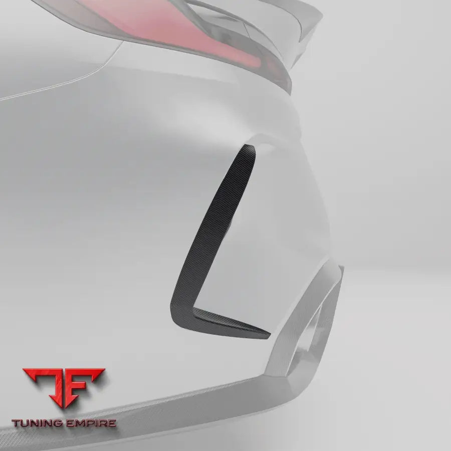 BMW M8 F91 F92 CARBON FIBER REAR BUMPER CANARDS