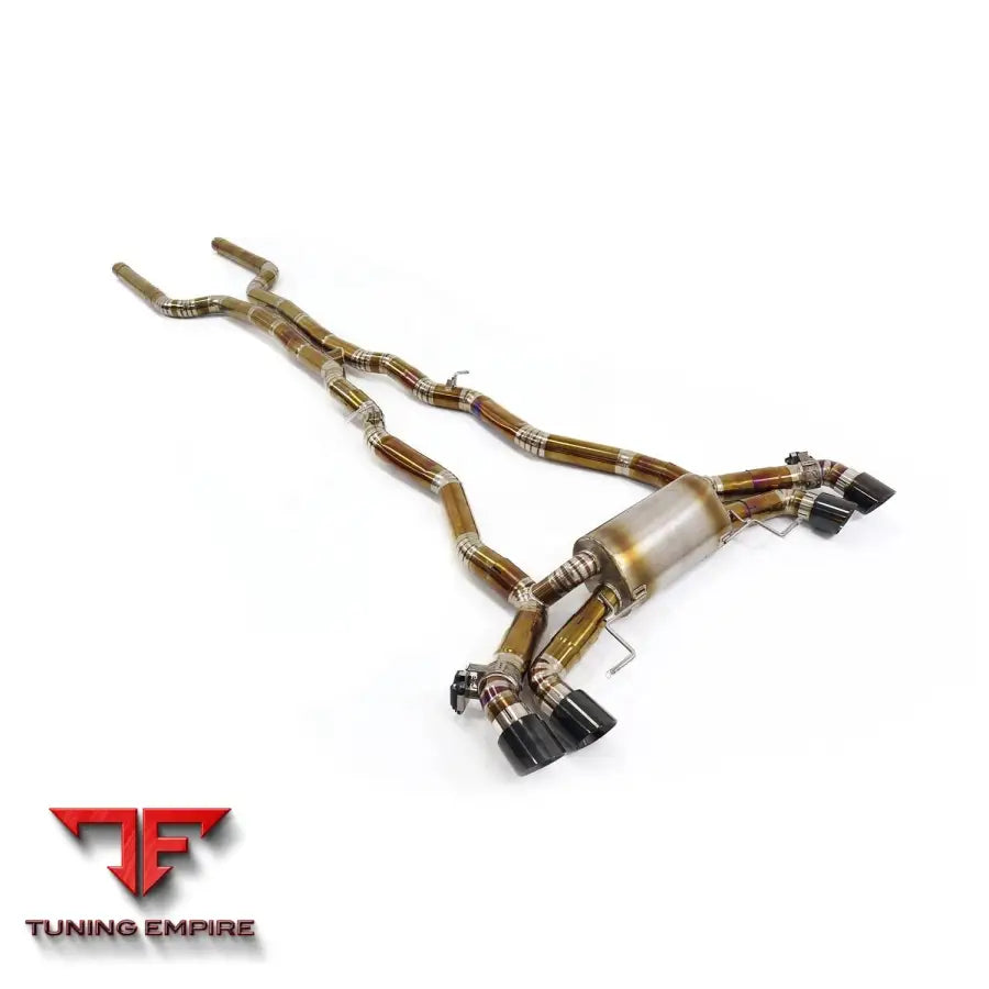 BMW M8 F91 F92 F93 4.4T TITANIUM CATBACK RAZOR EXHAUST WITH MUFFLER VALVE