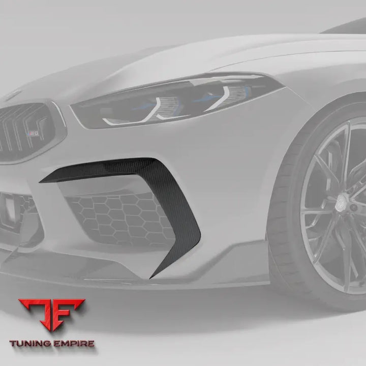 BMW M8 F93 CARBON FIBER FRONT BUMPER CANARDS