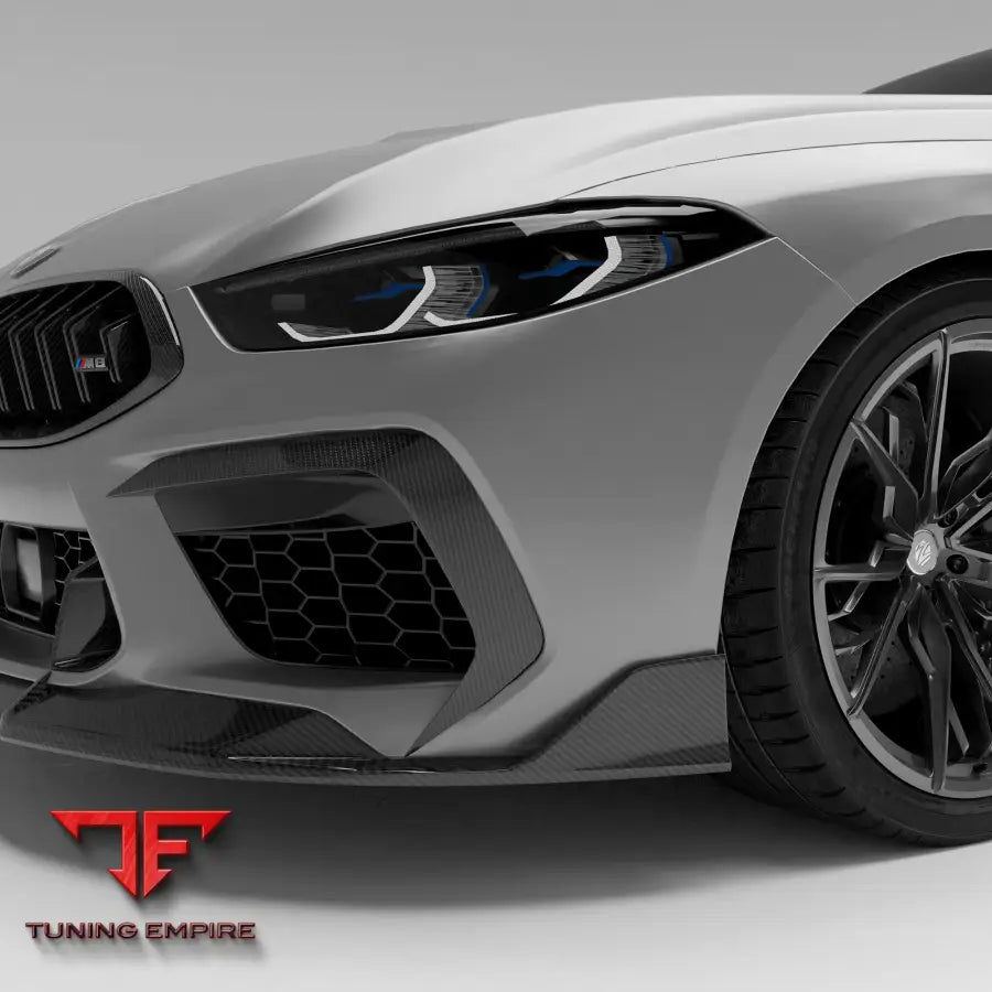 BMW M8 F93 CARBON FIBER FRONT BUMPER CANARDS