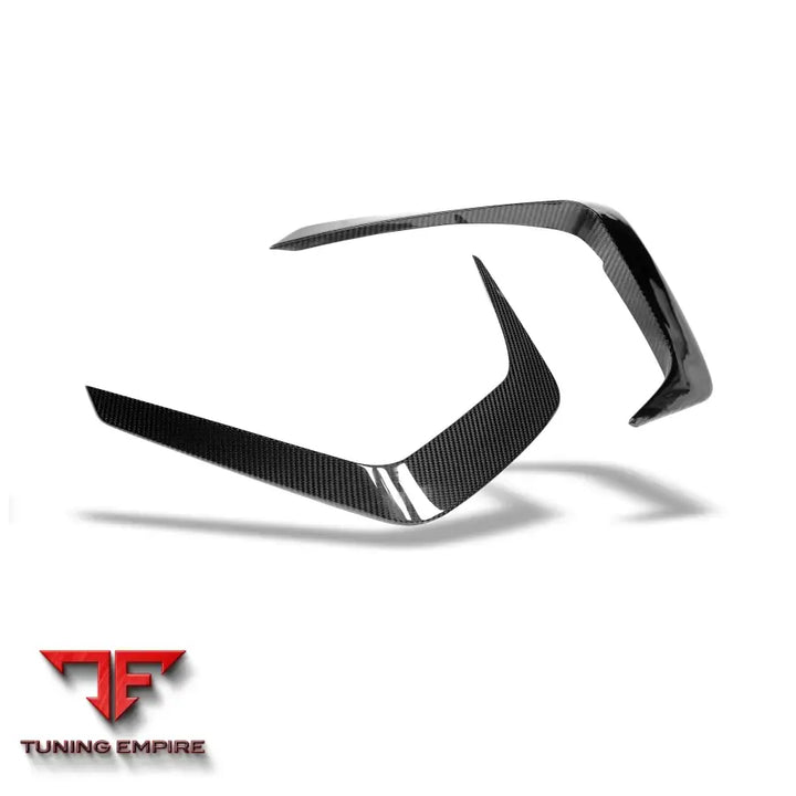 BMW M8 F93 CARBON FIBER FRONT BUMPER CANARDS
