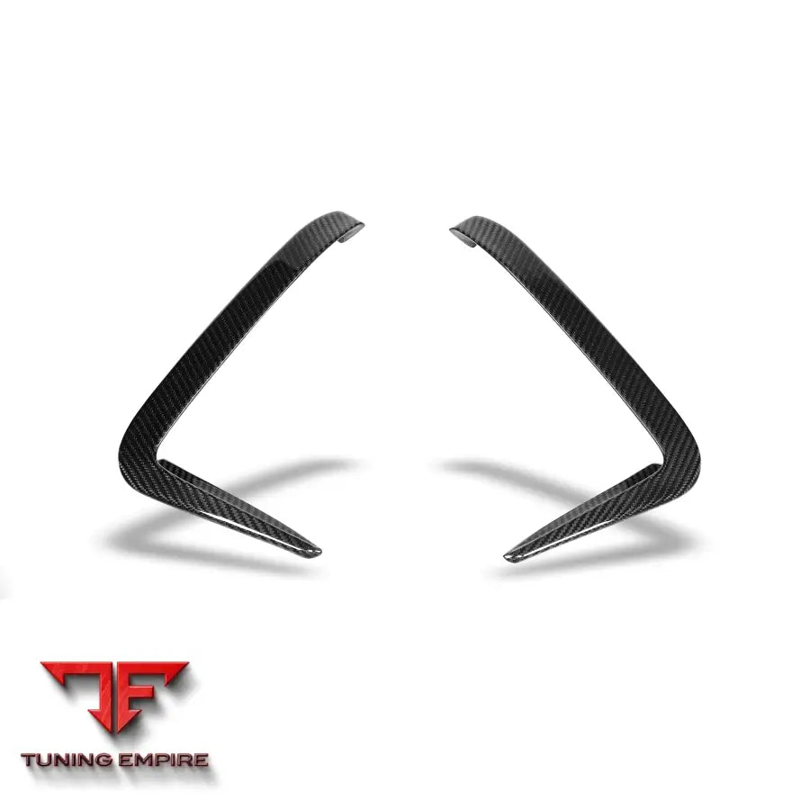 BMW M8 F93 CARBON FIBER REAR BUMPER CANARDS
