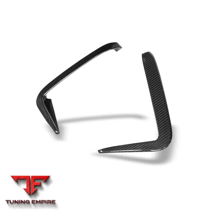 BMW M8 F93 CARBON FIBER REAR BUMPER CANARDS