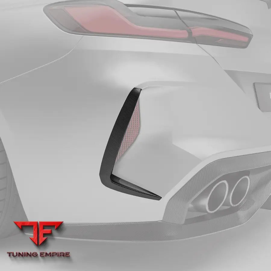 BMW M8 F93 CARBON FIBER REAR BUMPER CANARDS