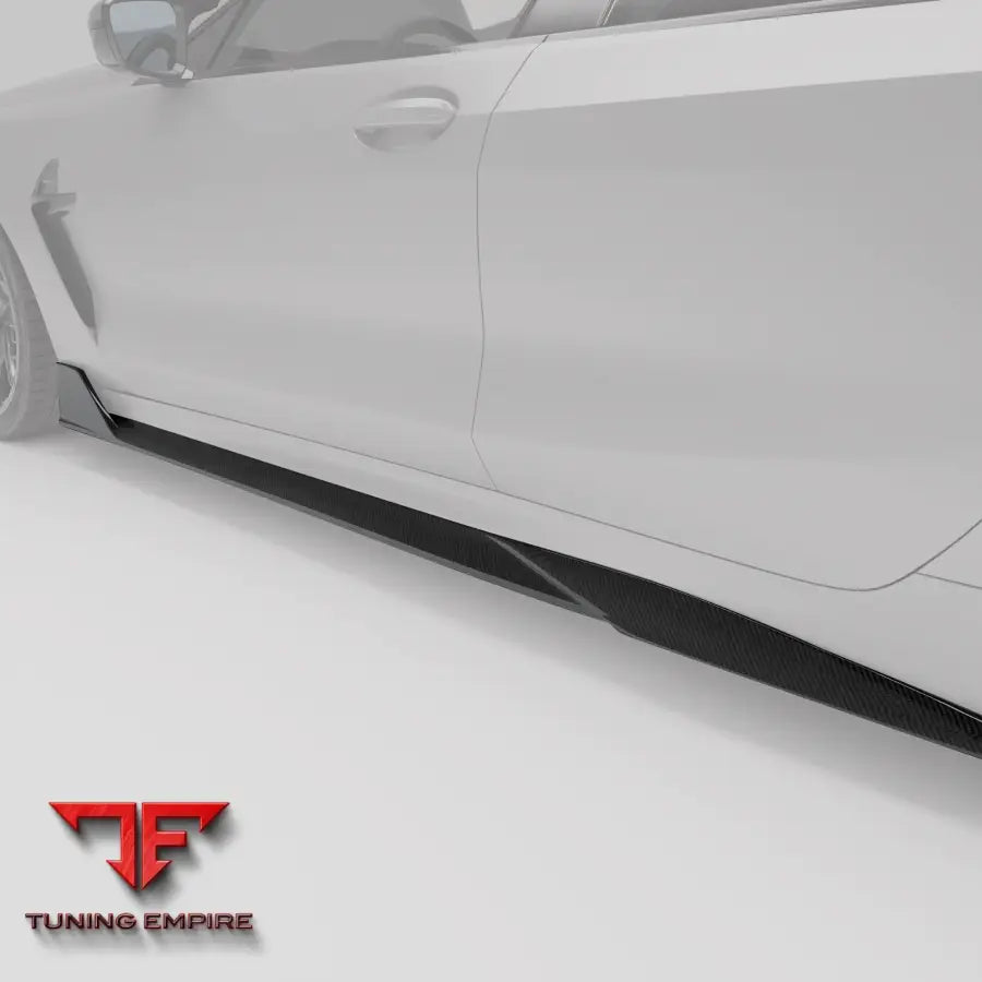 BMW M8 F93 CARBON FIBER SIDE SKIRTS