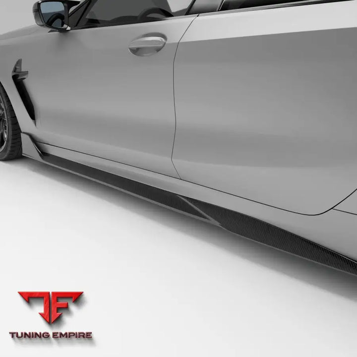 BMW M8 F93 CARBON FIBER SIDE SKIRTS