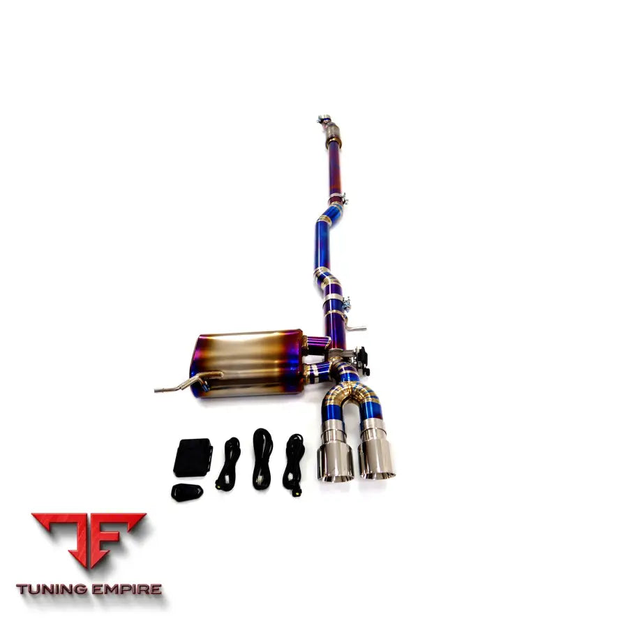 BMW MINI COOPER F56 F57 JCW TITANIUM CATBACK EXHAUST WITH MUFFLER VALVE