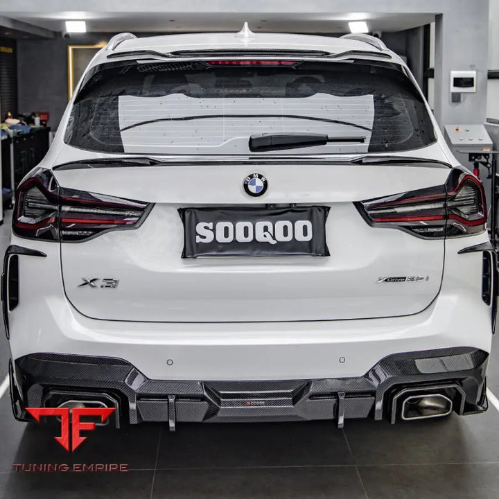 BMW X3 G01 LCI REAR DIFFUSER IN PREPREG CARBON FIBRE - Carbon Fibre Parts