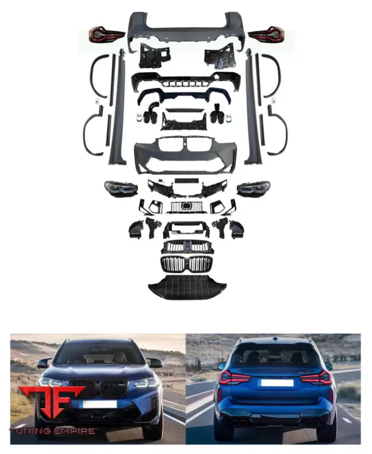 BMW X3 (G01 LUXURY) TO X3M(F97 LCI 2022+) BODYKIT 2017-2020y+
