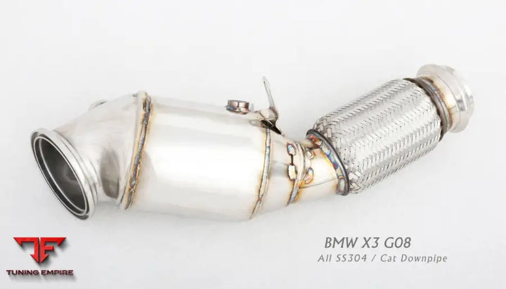 Bmw X3 G08 All Ss304 Cat Downpipe Exhaust System