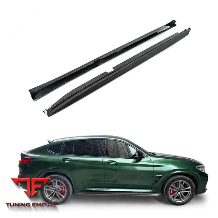 BMW X3M F97 CARBON FIBER SIDE SKIRT 2019-2023Y