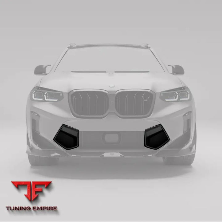BMW X3M F97 LCI CARBON FIBER FRONT BUMPER VENTS