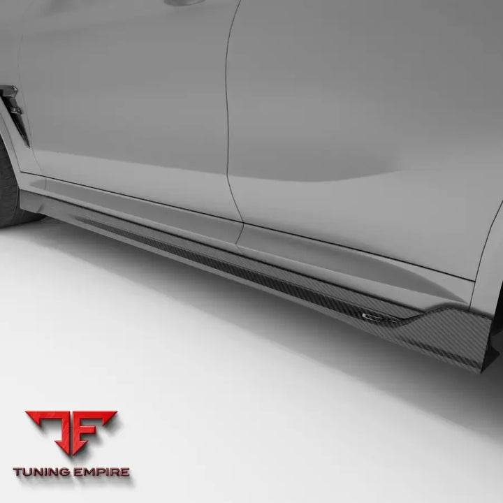 BMW X3M F97 LCI CARBON FIBER SIDE SKIRTS