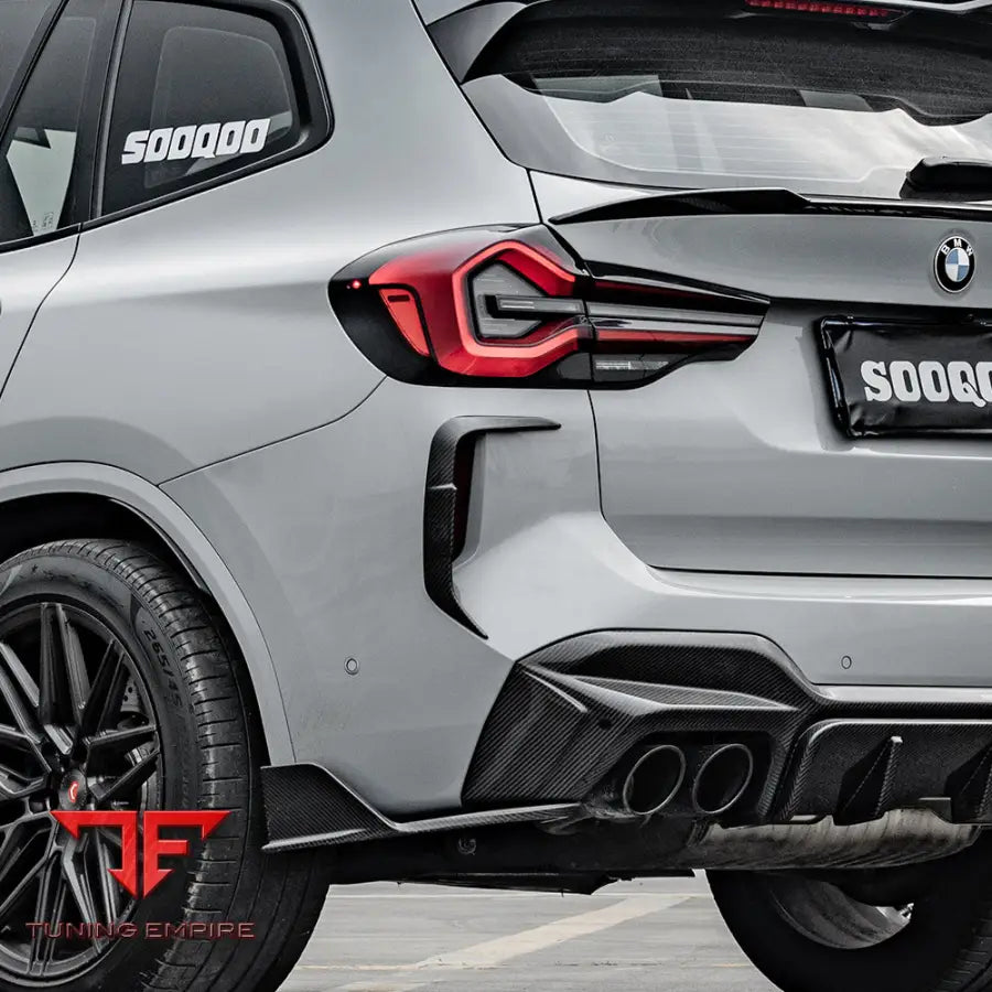 BMW X3M F97 LCI REAR BUMPER INSERT IN PREPREG CARBON FIBRE - Carbon Fibre Parts