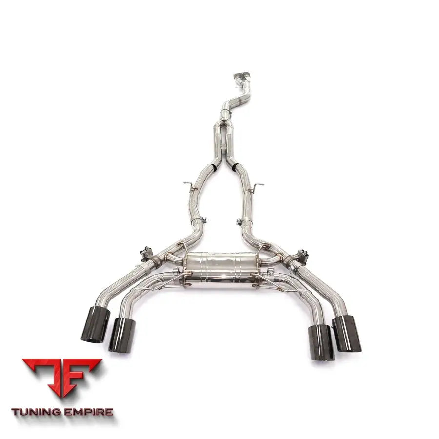 BMW X3M F97 STAINLESS STEEL CATBACK RAZOR EXHAUST WITH MUFFLER VALVE