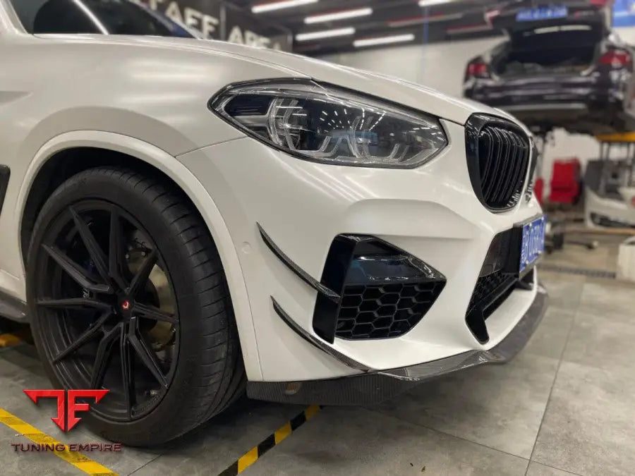 BMW X3M X3MC F97 PRE-LCI & X4M X4MC F98 PRE-LCI 2019-2021 AE V2 FRONT CANARDS - Body Trim