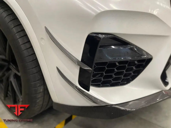 BMW X3M X3MC F97 PRE-LCI & X4M X4MC F98 PRE-LCI 2019-2021 AE V2 FRONT CANARDS - Body Trim