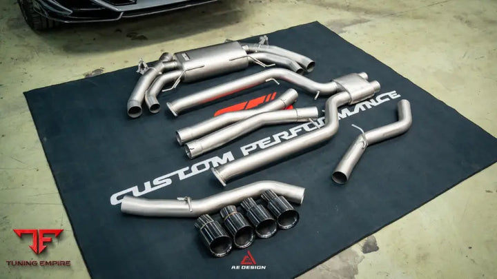 BMW X3M X4M LCI AE Design catback exhaust system