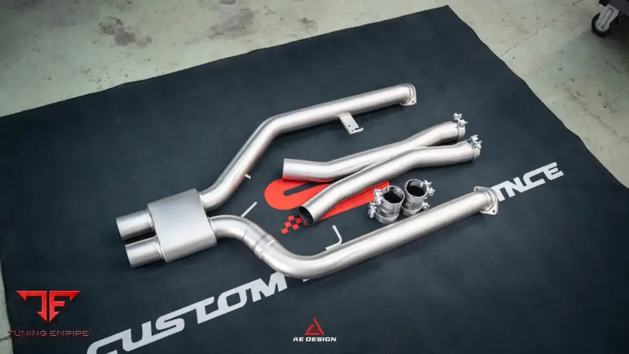BMW X3M X4M LCI AE Design mid-pipe