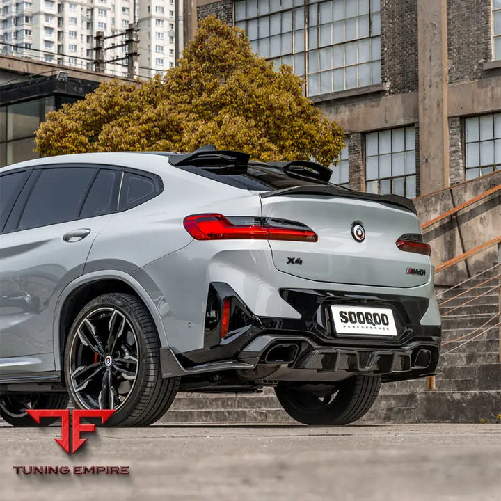 BMW X4 G02 LCI REAR DIFFUSER W/BRAKE LIGHT IN PREPREG CARBON FIBRE - Carbon Fibre Parts